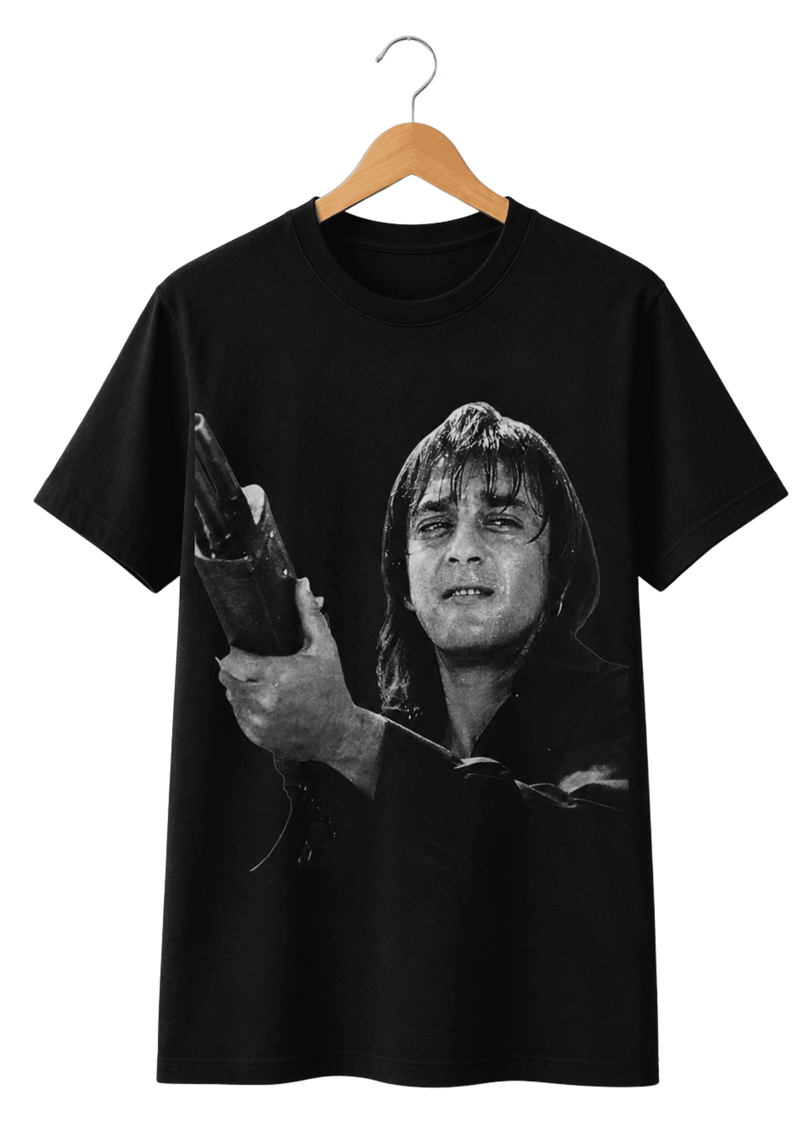Sanjay Dutt Vintage Monochrome Oversized T-Shirt