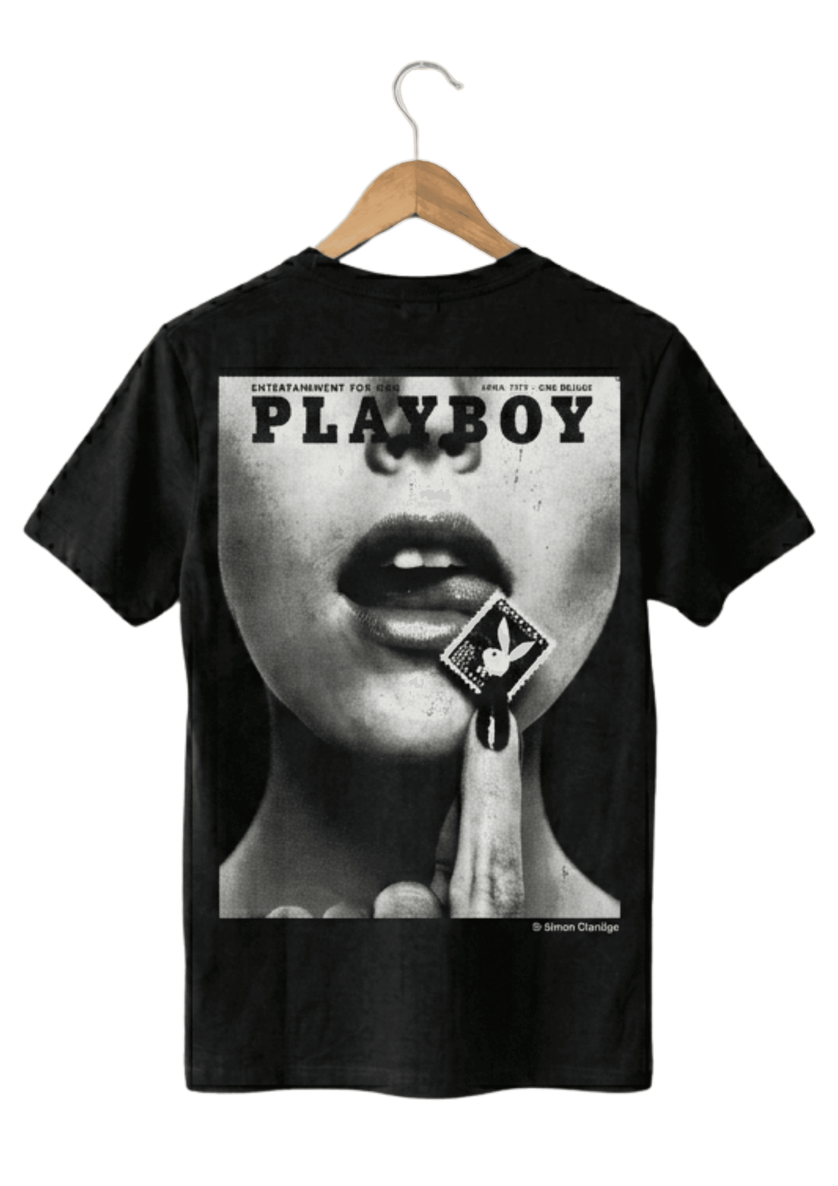 Playboy Vintage Cover Oversized French Terry T-Shirt – 240 GSM