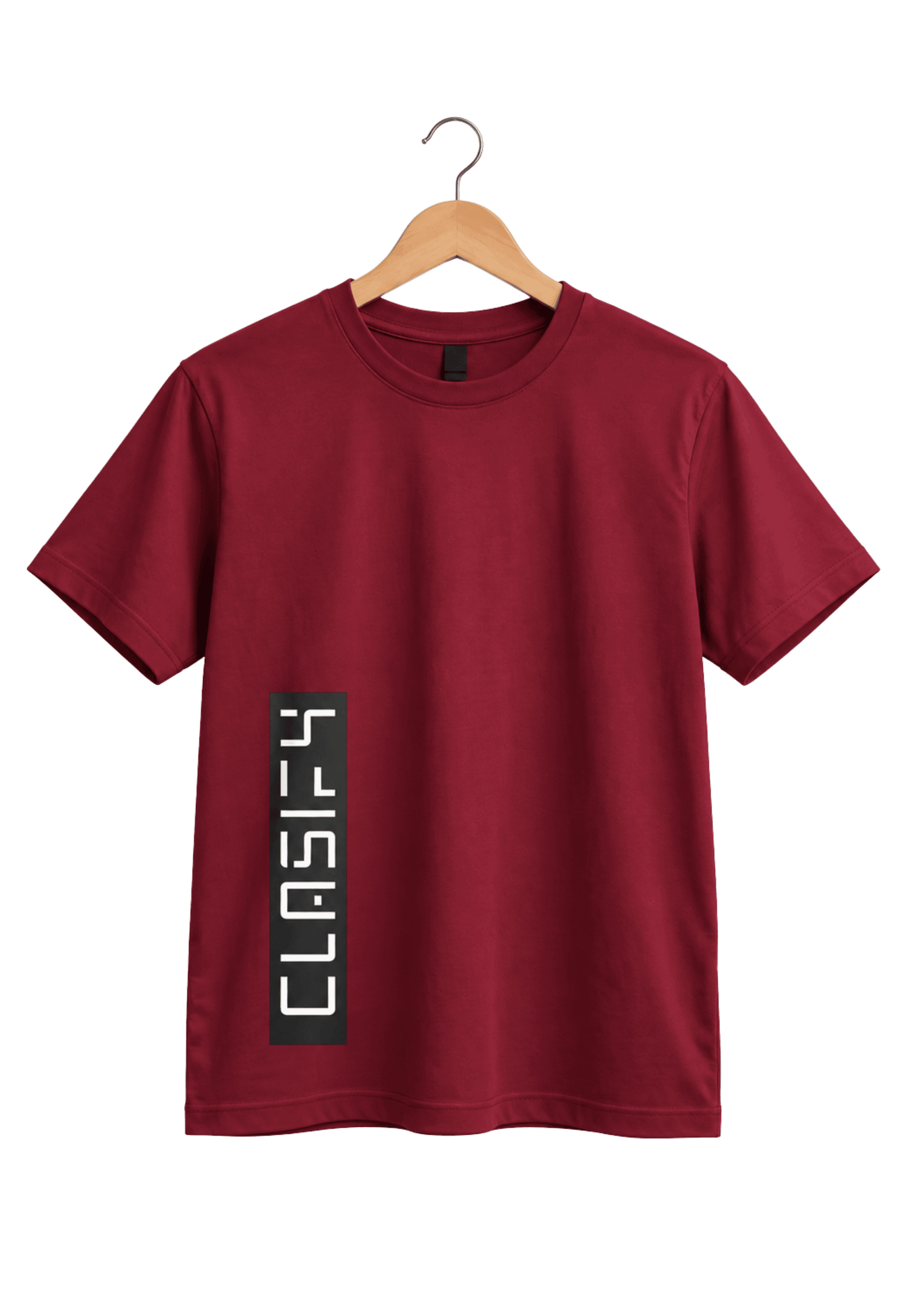 Crimson Classic Vertical Graphic T-Shirt