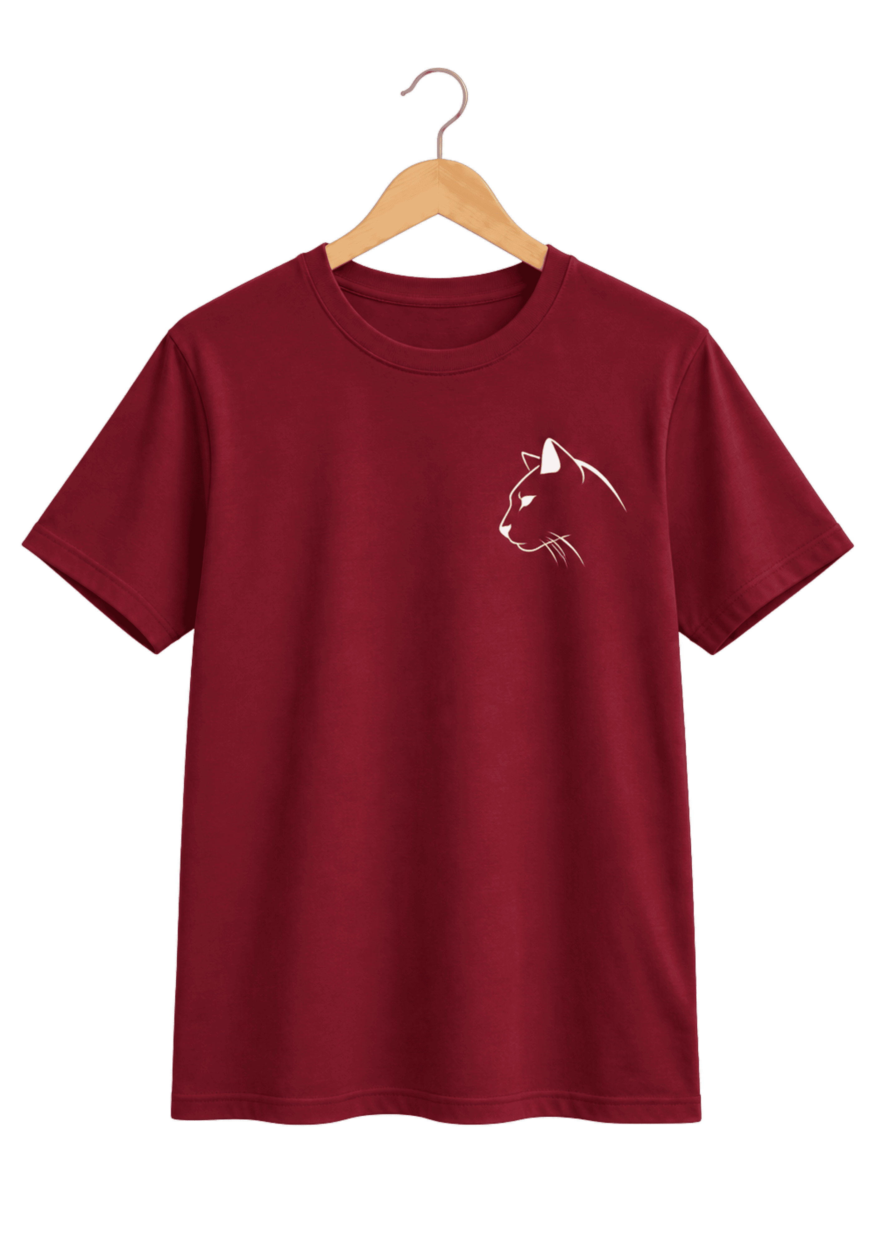Crimson Cat Graphic T-Shirt