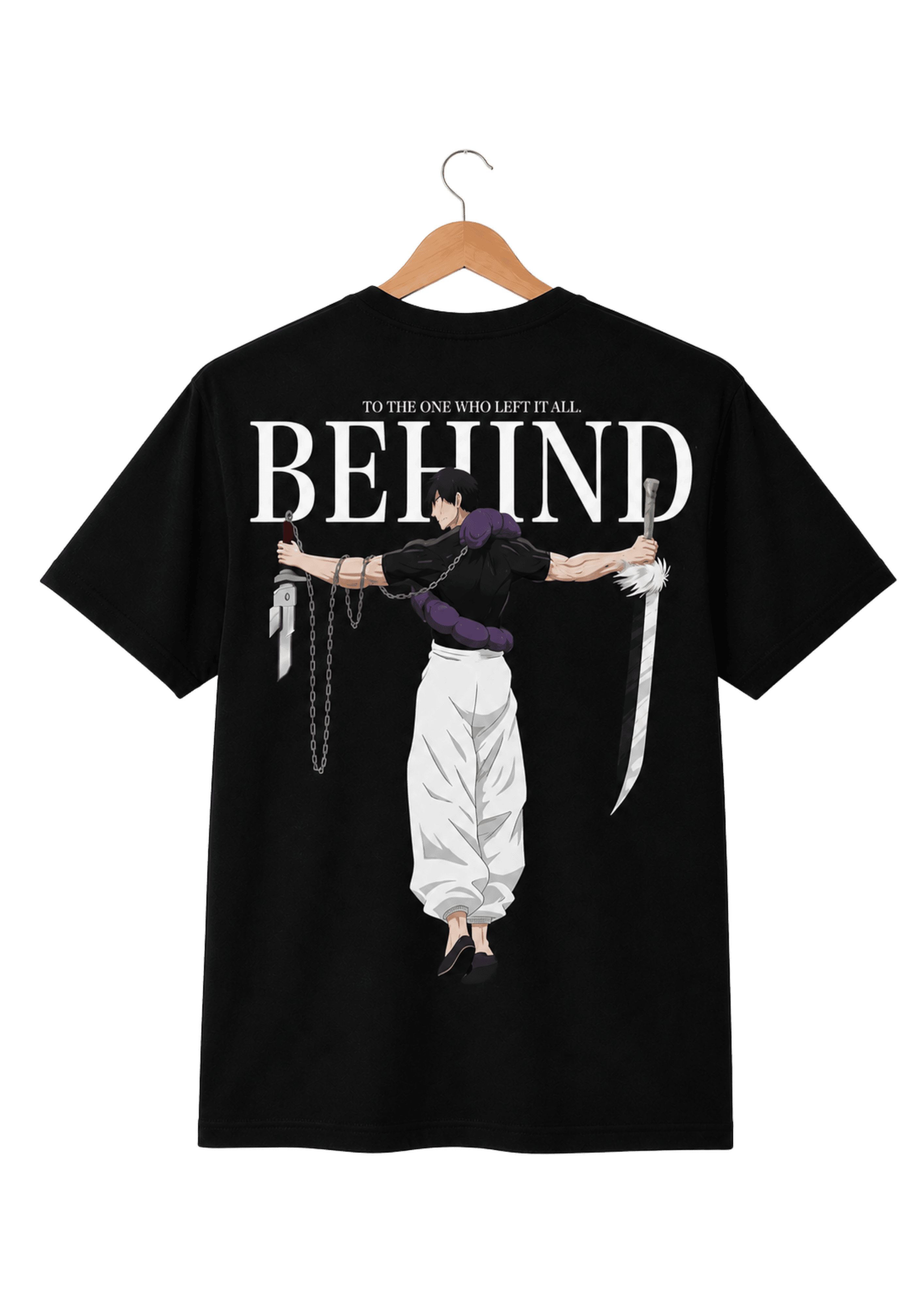 "Behind" Oversized French Terry T-Shirt
