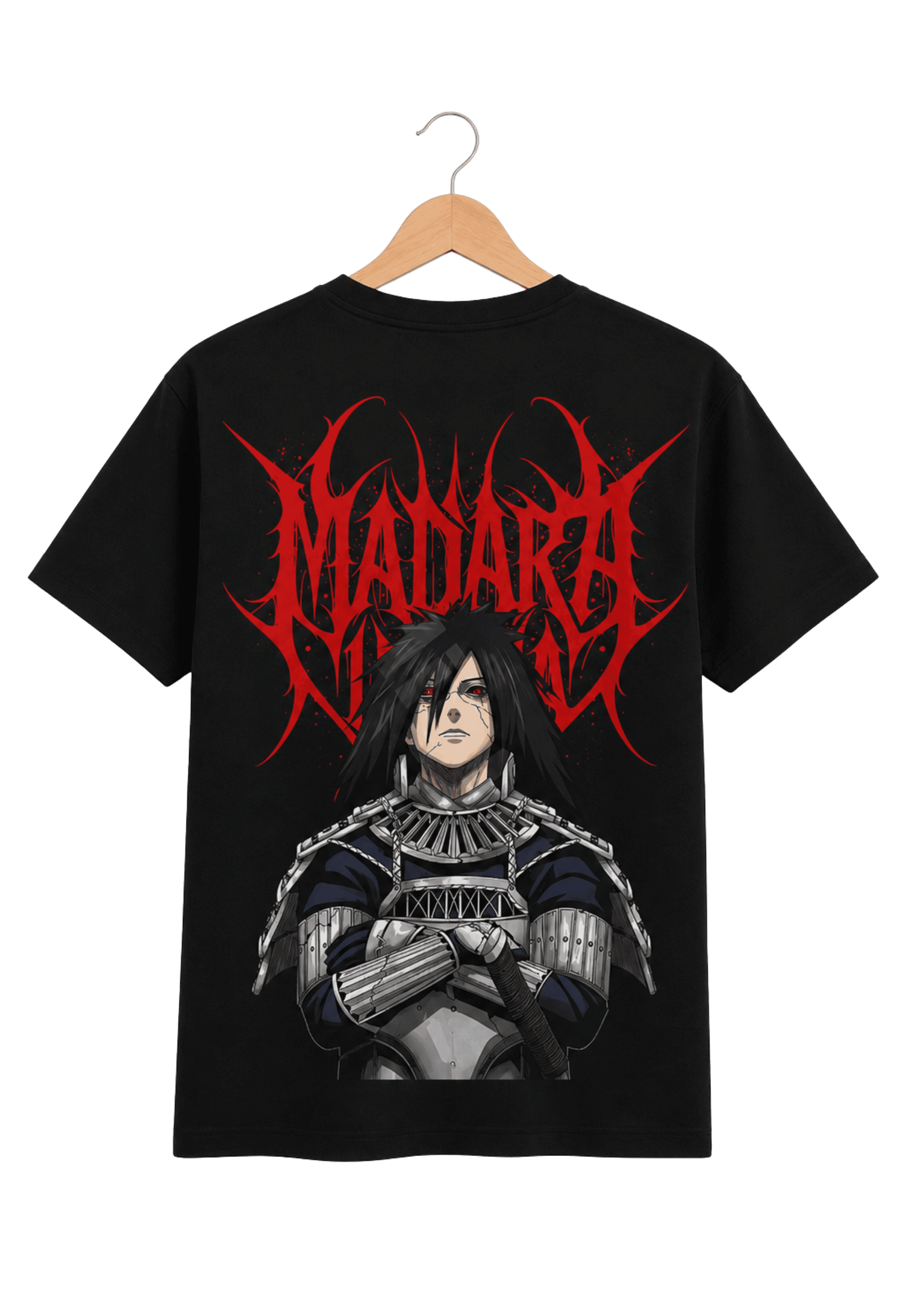 Madara Uchiha Shadow Reign Oversized French Terry T-Shirt